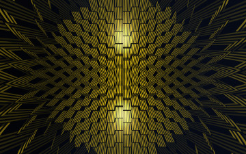 Картинка 3д графика fractal фракталы цвета линии изгибы фон узор