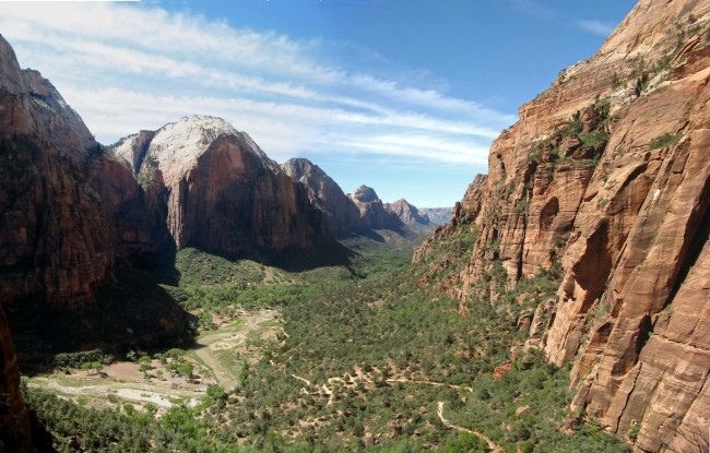 Обои картинки фото zion, canyon, природа, горы