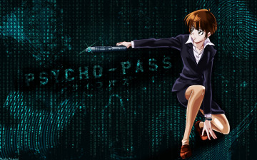 обоя аниме, psycho-pass, девушка