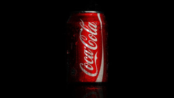 обоя бренды, coca, cola, темный, фон