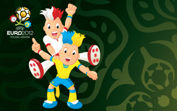 Картинка спорт логотипы турниров кубок уефа euro 2012 талисманы uefa poland football ukraine