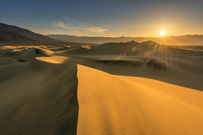 Обои картинки фото природа, пустыни, песок, солнце, дюны