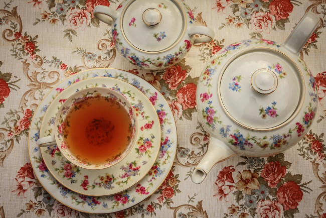Обои картинки фото еда, напитки,  Чай, чай, фарфор