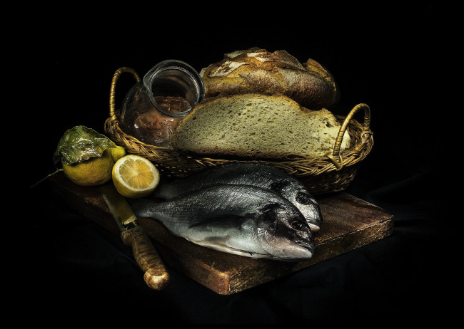 Обои картинки фото еда, натюрморт, рыба