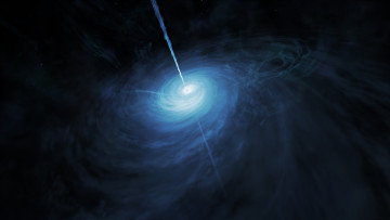 Картинка космос квазары quasar