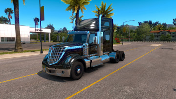 Картинка american+truck+simulator видео+игры international lone star truck грузовик тягач engine corp navistar caterpillar c15 hendrickson meritor dana-spicer