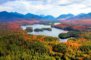 Картинка природа реки озера горы осень