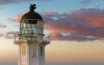 Картинка природа маяки облака маяк флюгер