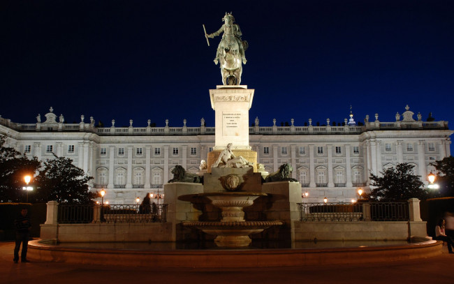 Обои картинки фото madrid, royal, palace, города, мадрид, испания