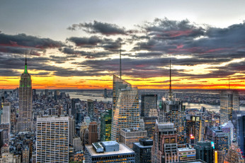 Картинка города нью йорк сша дома панорама