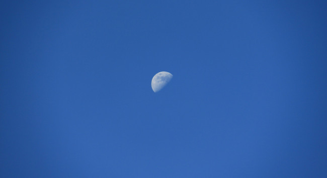 Обои картинки фото космос, луна, небо