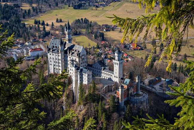 Обои картинки фото города, замок нойшванштайн , германия, neuschwanstein, castle