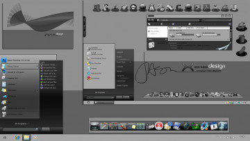 Картинка компьютеры screenshots узор фон цвета монитор
