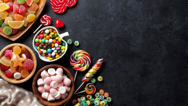 Обои картинки фото еда, конфеты,  шоколад,  сладости, драже, мармелад, ассорти