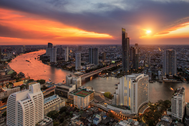 Обои картинки фото bangkok,  thailand, города, бангкок , таиланд, простор