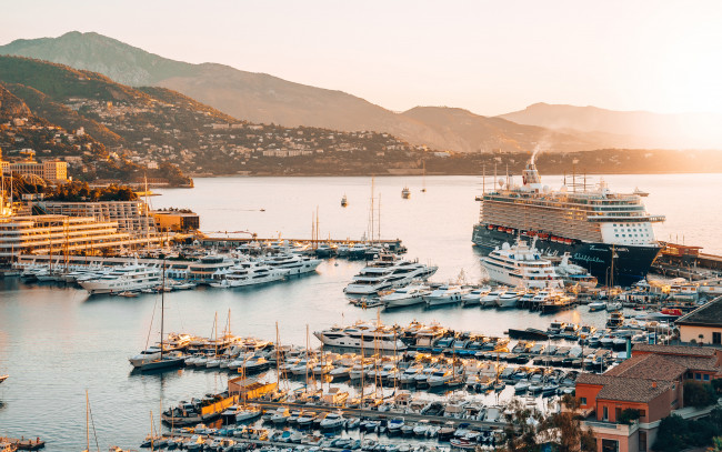 Обои картинки фото города, монте-карло , монако, mein, schiff, 5, порт, яхты, круизные, суда, причал, монте, карло, лайнер
