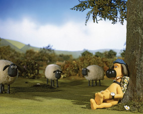 Картинка мультфильмы shaun the sheep
