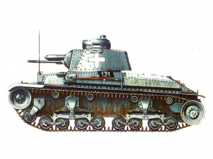 Картинка лёгкий танк pz kpfw 35 техника военная