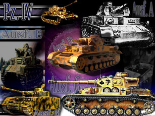 Картинка средний танк pzkpfw iv техника военная