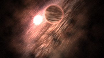 Картинка космос арт звезда планета