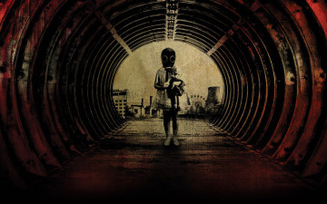 Картинка запретная зона кино фильмы chernobyl diaries противогаз девочка
