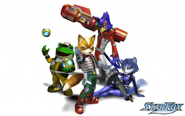 Обои картинки фото видео игры, star fox,  assault, лягушка, лис