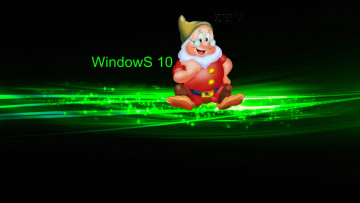 Картинка windows10 компьютеры windows+10 десятка гномик