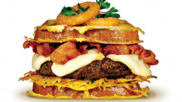 Картинка еда бутерброды +гамбургеры +канапе многослойный