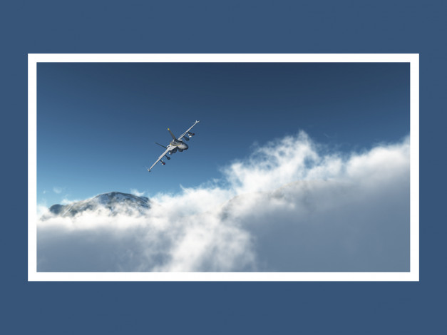 Обои картинки фото авиация, 3д, рисованые, graphic