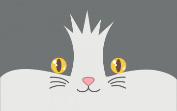 Картинка векторная графика кот