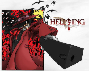 Картинка аниме hellsing alucard алукард вампир
