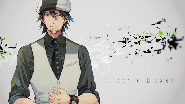 Обои картинки фото аниме, tiger and bunny, парень
