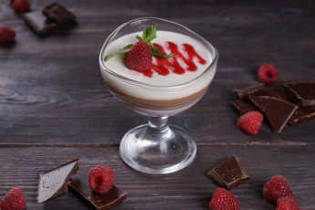 Картинка еда мороженое +десерты сладость десерт шоколад малина ягоды