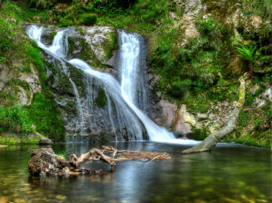 Картинка wasserfall in allerheiligen германия природа водопады водопад