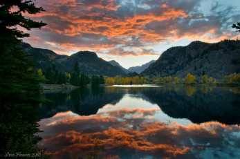 Картинка природа реки озера горы озеро отражение пейзаж