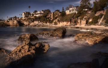 Картинка природа побережье калифорния сша лагуна-бич лос-анджелес