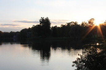 Картинка природа восходы закаты история дворцы парки