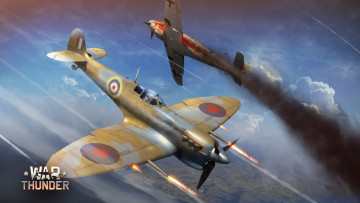 Картинка видео+игры war+thunder +world+of+planes экшен авиация онлайн симулятор игра thunder war