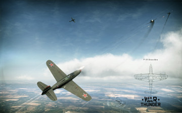 обоя видео игры, war thunder,  world of planes, авиация, онлайн, экшен, симулятор, игра, war, thunder