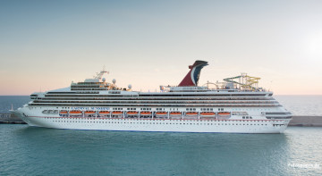 Картинка carnival+sunshine корабли лайнеры океанский лайнер круиз