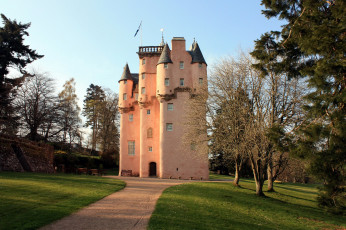 обоя craigievar castle,  aberdeenshire uk, города, замки англии, aberdeenshire, uk, craigievar, castle