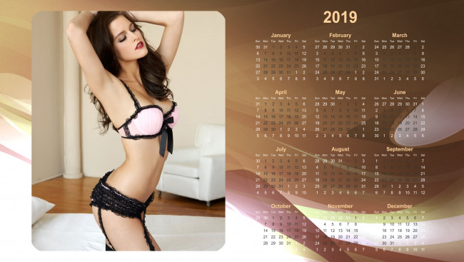 Обои картинки фото календари, девушки, кресло, женщина