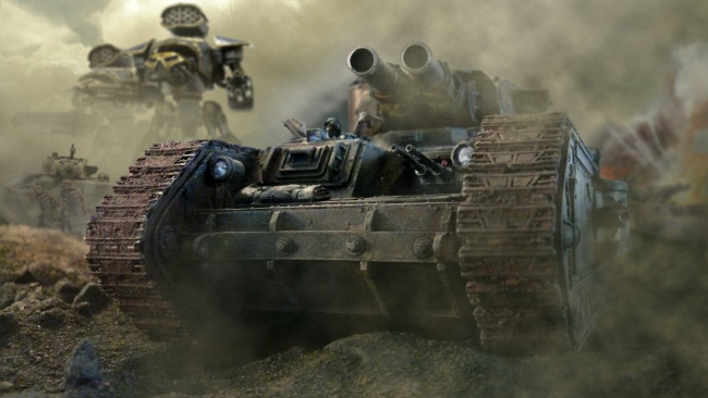Обои картинки фото видео, игры, warhammer, 40k, танк