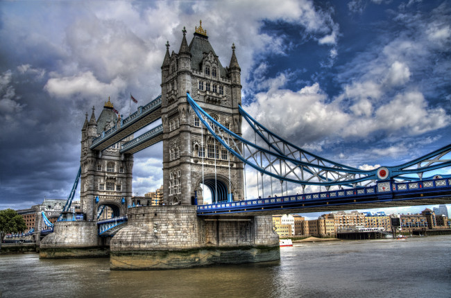 Обои картинки фото города, лондон, великобритания, мост
