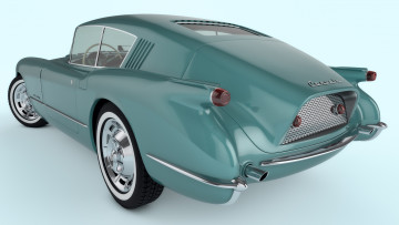 Картинка автомобили 3д 1954 chevrolet
