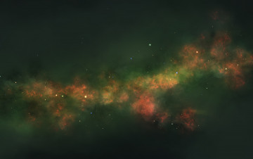 Картинка космос галактики туманности цвета