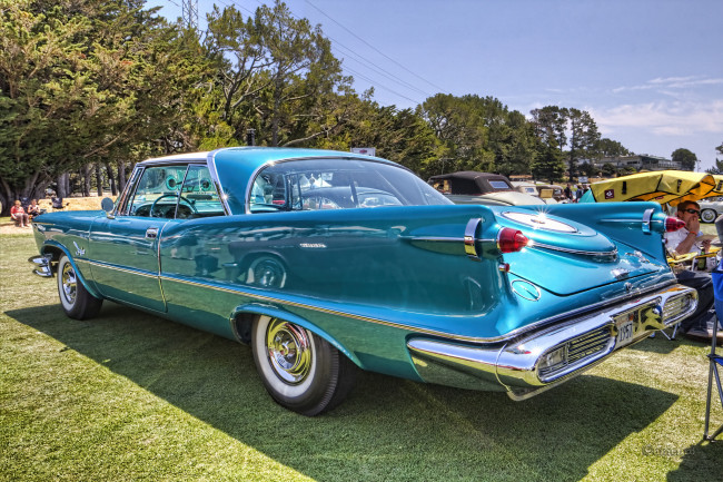 Обои картинки фото 1957 imperial crown coupe, автомобили, выставки и уличные фото, автошоу, выставка