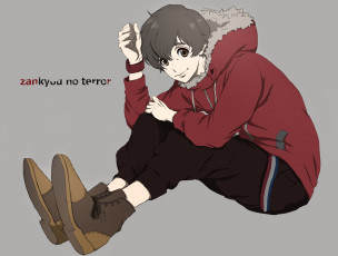 Картинка аниме zankyou+no+terror эхо террора