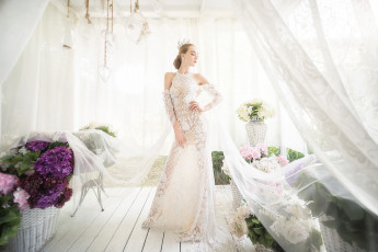 Картинка девушки -unsort+ невесты невеста платье праздник свадьба красотка