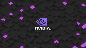 обоя компьютеры, nvidia, логотип, фон